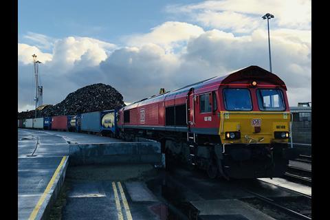DB Cargo UK has increased its Southampton – Wakefield intermodal service to run on weekdays (Photo: DB Cargo UK).